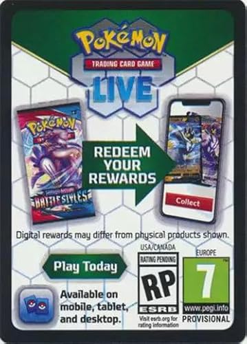 Collect-a-Bubbles 50 ungenutzte physische Pokemon Live-Einlösungscodes von Collect-a-Bubbles