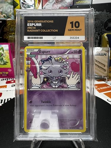 Collect-a-Bubbles Pokemon 2016 - Espurr - Generationen - RC14/RC32 - Radiant Collection | Ace Grade 10 Gem Mint | Zertifikatnummer 355334 Collect-a-Bubbles Pokemon 2016 - Espurr - Generationen - RC14/RC32 - Radiant Collection | Ace Grade 10 Gem Mint | Zertifikatnummer 355334 von Collect-a-Bubbles