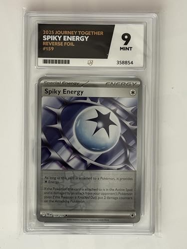 Collect-a-Bubbles Pokemon 2025 - Spiky Energy - Journey Together - 159/159 - Reverse Foil | Ace Grade 9 | Zertifikatnummer 358854 von Collect-a-Bubbles