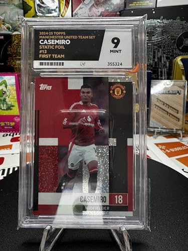 Collect-a-Bubbles Topps Manchester United Team-Set 2024–25, Casemiro, 13, statische Folie, Erste Mannschaft, Ace Note 9, Zertifikatsnummer 355324 Collect-a-Bubbles Topps Manchester United Team-Set 2024–25, Casemiro, 13, statische Folie, Erste Mannschaft, Ace Note 9, Zertifikatsnummer 355324 von Collect-a-Bubbles