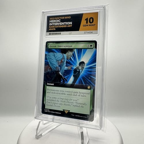 Heroic Intervention - MTG Doctor Who - 0476 - Rare Extended Art - Grade 10 Heroic Intervention - MTG Doctor Who - 0476 - Rare Extended Art - Grade 10 von Collect-a-Bubbles