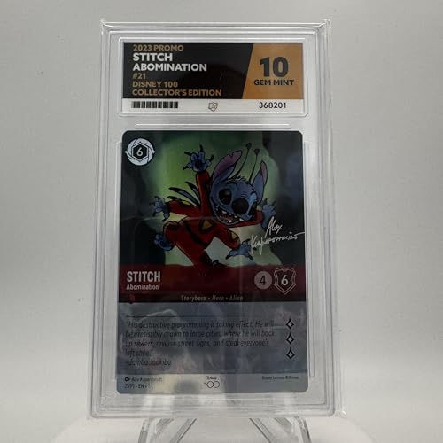 Lorcana - Stitch Abomination - Promo - 21/P1 - Grade 10 von Collect-a-Bubbles