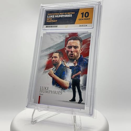Luke Humphries - 2025 Futera Best of British - BP15 - Portrait - Grade 10 von Collect-a-Bubbles