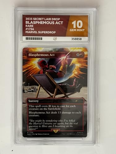Magic The Gathering 2025 - Blasphemous Act - Secret Lair Drop - 1756 - Rare - Marvel Superdrop | Ace Grade 10 | Zertifikatnummer 358858 Magic The Gathering 2025 - Blasphemous Act - Secret Lair Drop - 1756 - Rare - Marvel Superdrop | Ace Grade 10 | Zertifikatnummer 358858 von Collect-a-Bubbles
