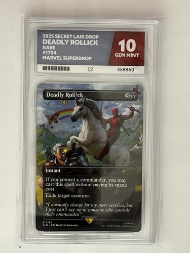 Magic The Gathering 2025 - Deadly Rollick - Secret Lair Drop - 1754 - Rare - Marvel Superdrop | Ace Grade 10 | Zertifikatnummer 358860 Magic The Gathering 2025 - Deadly Rollick - Secret Lair Drop - 1754 - Rare - Marvel Superdrop | Ace Grade 10 | Zertifikatnummer 358860 von Collect-a-Bubbles