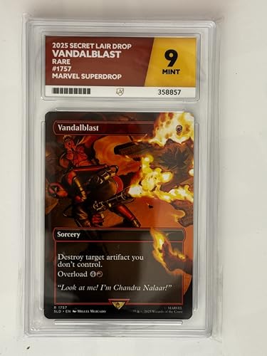 Magic The Gathering 2025 - Vandalblast - Secret Lair Drop - 1757 - Rare - Marvel Superdrop | Ace Grade 9 | Zertifikatnummer 358857 Magic The Gathering 2025 - Vandalblast - Secret Lair Drop - 1757 - Rare - Marvel Superdrop | Ace Grade 9 | Zertifikatnummer 358857 von Collect-a-Bubbles