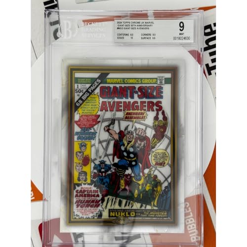 Topps Chrome Marvel Riesengröße 50. Jahrestag, riesige Avengers, Klasse 9 Topps Chrome Marvel Riesengröße 50. Jahrestag, riesige Avengers, Klasse 9 von Collect-a-Bubbles