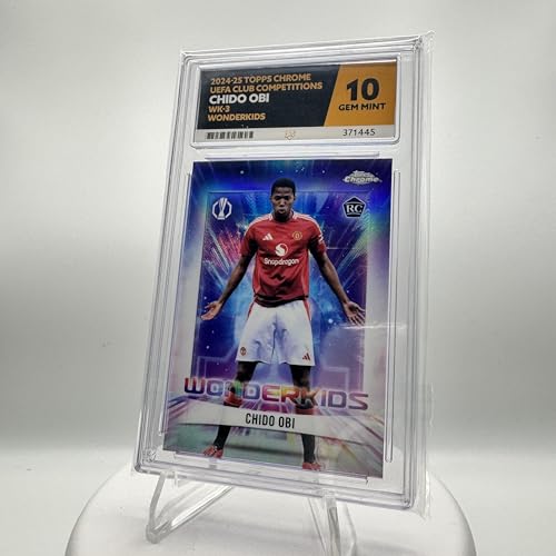 Topps Chrome UEFA Chido Obi - WK-3 - Wonderkids - Grade 10 von Collect-a-Bubbles