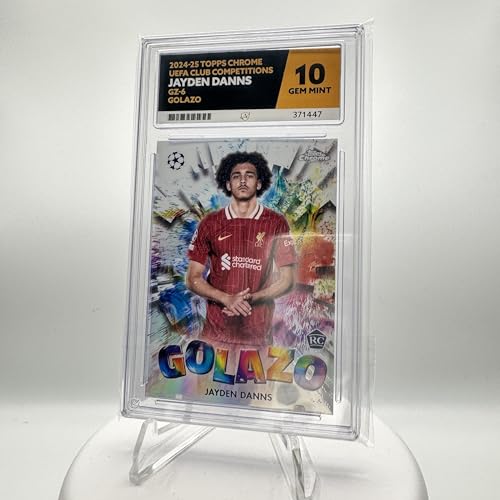 Topps Chrome UEFA Jayden Danns - GZ-6 - Golazo - Grade 10 von Collect-a-Bubbles