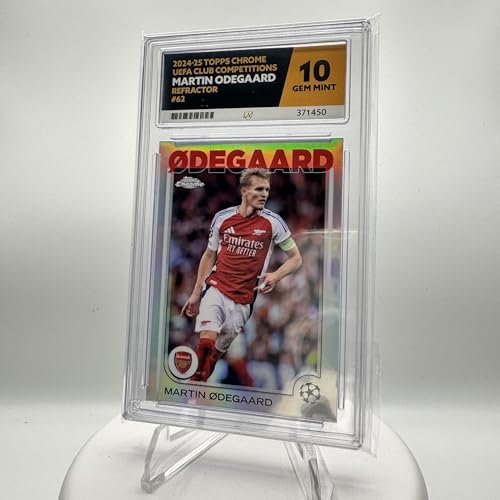 Topps Chrome UEFA Martin Odegaard - 62 - Refraktor - Grade 10 Topps Chrome UEFA Martin Odegaard - 62 - Refraktor - Grade 10 von Collect-a-Bubbles
