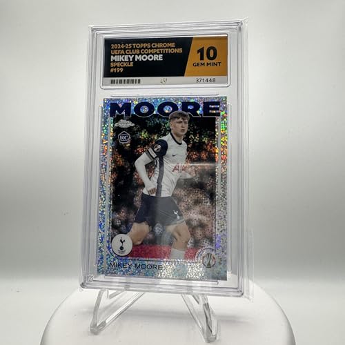 Topps Chrome UEFA Mikey Moore - 199 - Speckle - Grade 10 von Collect-a-Bubbles