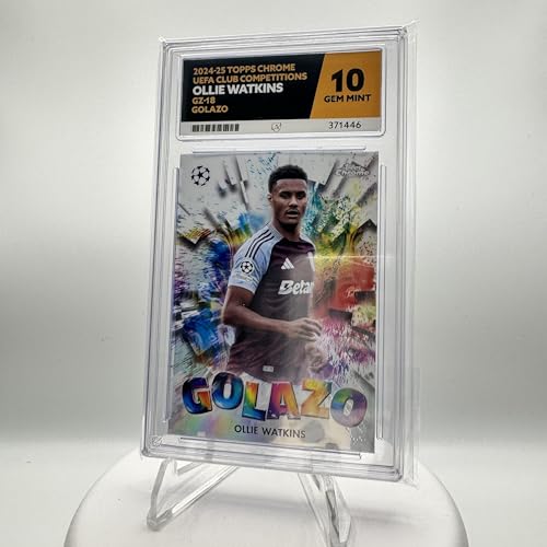Topps Chrome UEFA Ollie Watkins - GZ-18 - Golazo - Grade 10 von Collect-a-Bubbles
