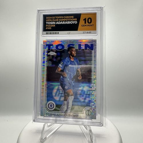Topps Chrome UEFA Tosin Adarabioyo - 102 - Pulsar - Grade 10 von Collect-a-Bubbles