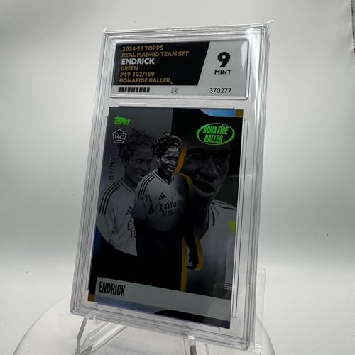 Topps Real Madrid - Endrick - 49 - Grün /199 - Bonafide Baller - Klasse 9 Topps Real Madrid - Endrick - 49 - Grün /199 - Bonafide Baller - Klasse 9 von Collect-a-Bubbles