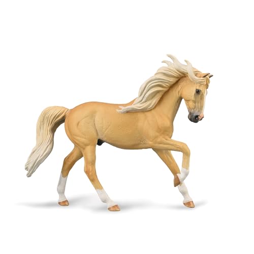CollectA Andalusischer Hengst (Palomino) - Realistisches handgefertigtes Pferdespielzeug Tierfiguren Lernspielzeug Ideal für imaginäres Spielen ab 3 Jahren von Collecta