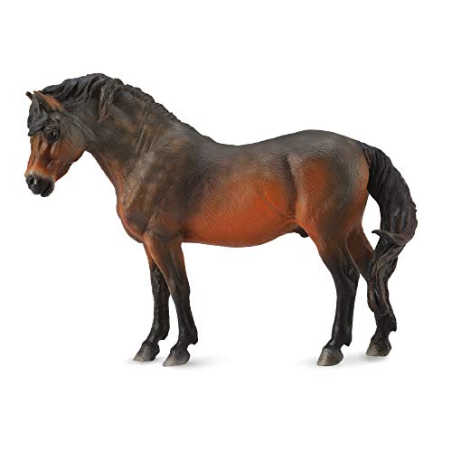 CollectA 88604 Dartmoor Pony, Bay Pferde-Spielzeug, Mehrfarbig, 4.1"" L x 3.2"" H von Collecta