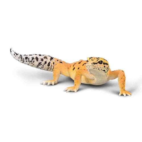 CollectA Leopard Gecko - Realistische & Handgefertigte Tierfigur, Mini-Wildtiermodelle, Tierfiguren für Kinder, Naturgeschenke für Kleinkinder & Kinder, ab 3 Jahren von Collecta