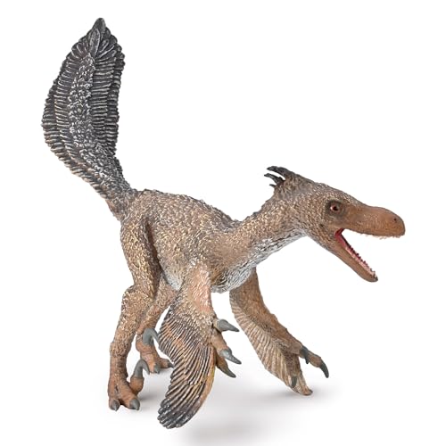 CollectA Velociraptor mit beweglichem Kiefer (Deluxe Maßstab 1:6) – Interaktives handbemaltes Dinosaurier-Spielzeug, realistische prähistorische Figuren & Modelle, Tiergeschenke für Kleinkinder und von Collecta