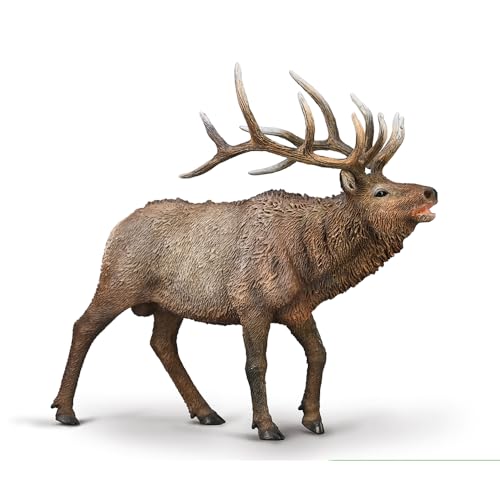 CollectA Wapiti (Wapiti) - Realistische handbemalte Tiere und Figuren, Wildtiermodelle, Wildtiergeschenke für Kleinkinder und Kinder, ab 3 Jahren von Collecta