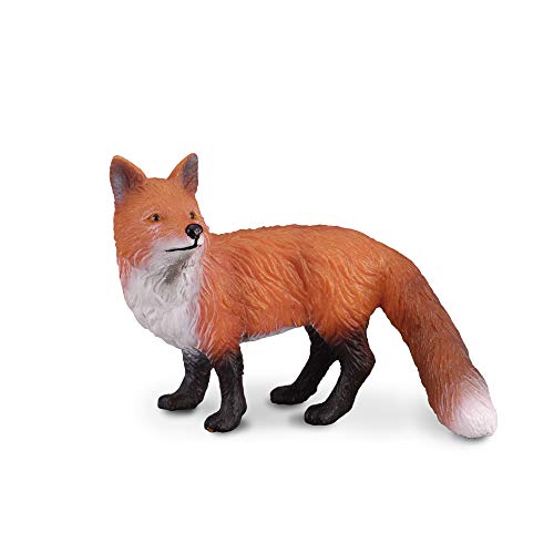 Collecta – 3388001 – Figur – Tiere des Waldes – Fuchs Roux, Rot/Ausflug, Einfarbig (Getaway Solids) von Collecta