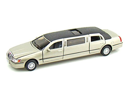 1999 Lincoln Town Car Stretch Limousine 1/38 Gold von Collectable Diecast