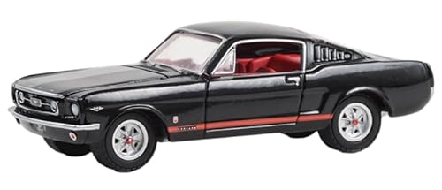 Greenlight 13340-A The Drive Home to The Mustang Stampede Serie 1-1965 Mustang GT – Rabenschwarz mit roten Streifen, Maßstab 1:64, Druckguss von Collectibles