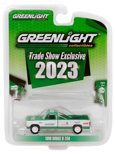 Greenlight 30428 1990 Dodge D-350-2023 Greenlight Trade Show Exclusive (Hobby Exclusive) Maßstab 1:64 Druckguss von Collectibles