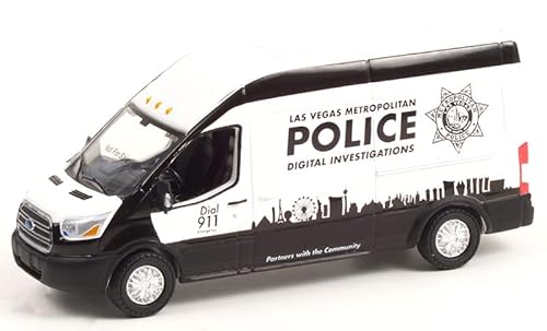 Greenlight 53040-E Route Runners Series 4 - 2019 Transit LWB High Roof - Las Vegas Metropolitan Police Digital Investigations 1/64 Scale Greenlight 53040-E Route Runners Series 4 - 2019 Transit LWB High Roof - Las Vegas Metropolitan Police Digital Investigations 1/64 Scale von Collectibles