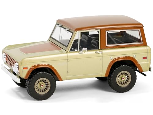 Greenlight 84201 Bronco Gold Metallic mit brauner Haube und Top Lost (2004-2010) TV-Serie Hollywood-Serie 20 1/24 Druckguss-Modellauto von Collectibles