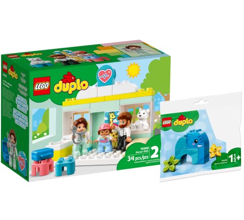 Lego Set - DUPLO Arztbesuch 10968 + DUPLO Mein erster Elefant 30333 (Polybag), ab 2 Jahren von Collectix