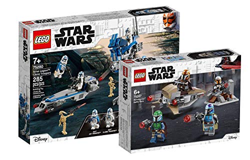 Collectix Lego Star Wars - Set: 75280 Clone Troopers™ der 501. Legion + 75267 Mandalorianer™ Battle Pack von Star Wars