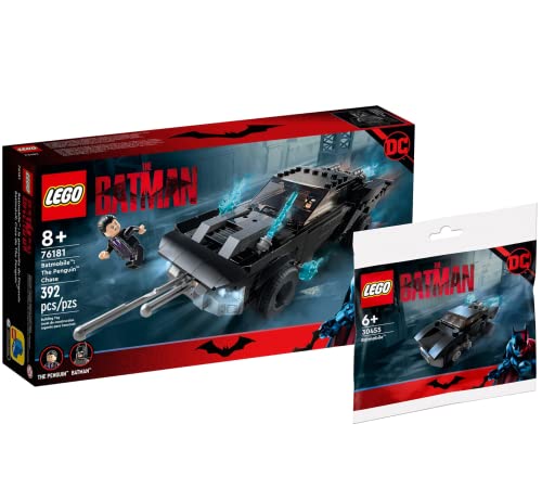Lego Super Heroes Set - Batman Batmobile: Verfolgung des Pinguins 76181 + Polybag Mini-Batmobil 30455 von Collectix