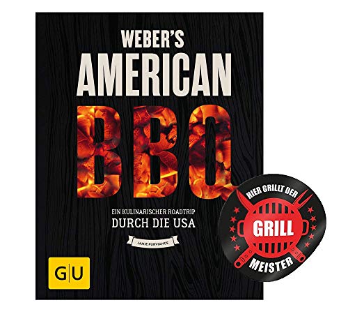 Collectix Weber’s American BBQ: EIN kulinarischer Roadtrip durch die USA (GU Weber's Grillen) + Grill-Sticker, Kochbuch für Grill-Fans von Collectix