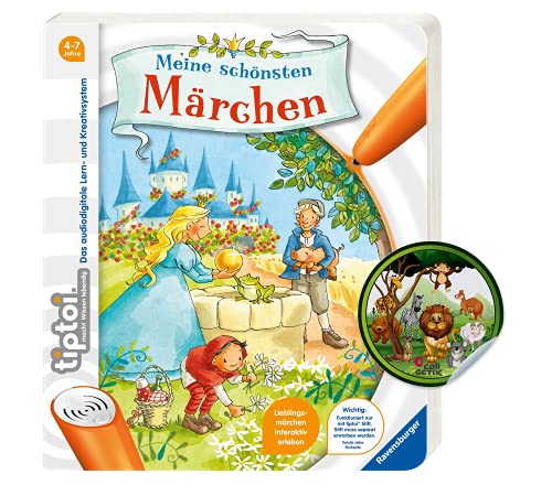 Ravensburger Tiptoi Buch - Meine schönsten Märchen + Kinder Tier-Sticker | ab 4-7 Jahre Ravensburger Tiptoi Buch - Meine schönsten Märchen + Kinder Tier-Sticker | ab 4-7 Jahre von Collectix