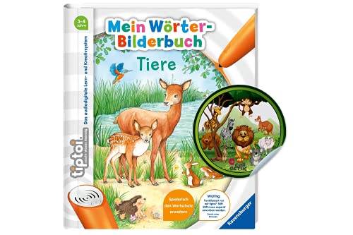 tiptoi Ravensburger Buch Wörterbilderbuch - Mein Wörter Bilderbuch Tiere + Kinder Tier-Sticker - | ab 3 Jahre von Collectix