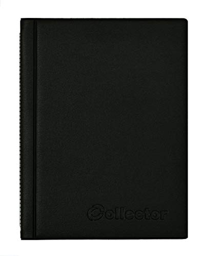 COLLECTOR Coin Album for 108 mix size coins small medium large COIN BOOK FOLDER - BLACK von COLLECTOR