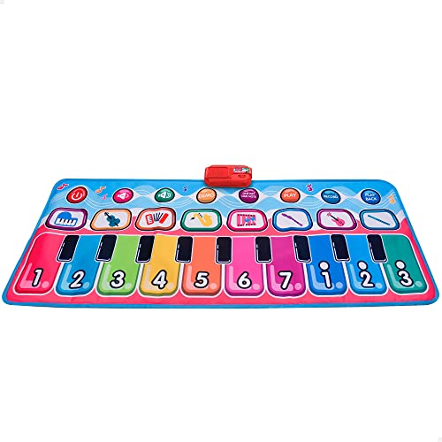 BONTEMPI 46943 - Kinderteppich Musikalisch Mehrfarbig Interaktiv 10 Tasten / Klavierteppich Kinder Klavier / Musik-Teppich Kinder Kinderteppich Kinder BONTEMPI 46943 - Kinderteppich Musikalisch Mehrfarbig Interaktiv 10 Tasten / Klavierteppich Kinder Klavier / Musik-Teppich Kinder Kinderteppich Kinder von Color Baby