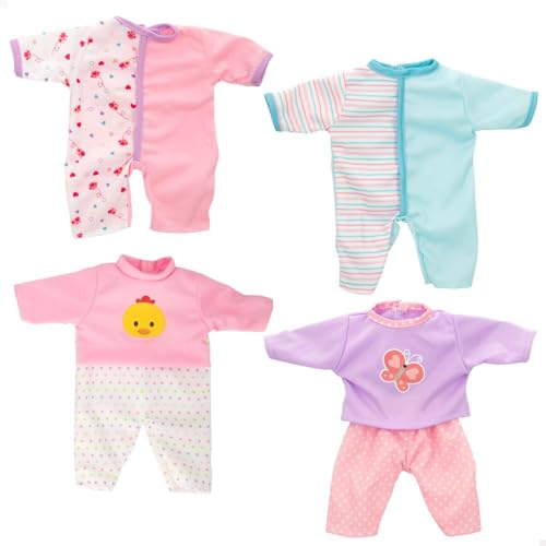 COLOR BABY Kleiderpuppe Set mit 4 Anzügen 42 cm von Color Baby