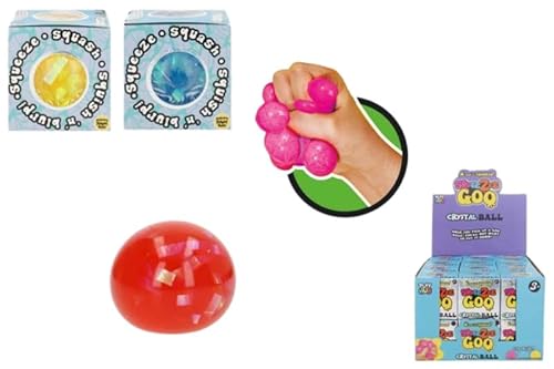 ColorBaby - Squeezy Ball, transparent, 6 x 6 x 6 cm (1) von ColorBaby
