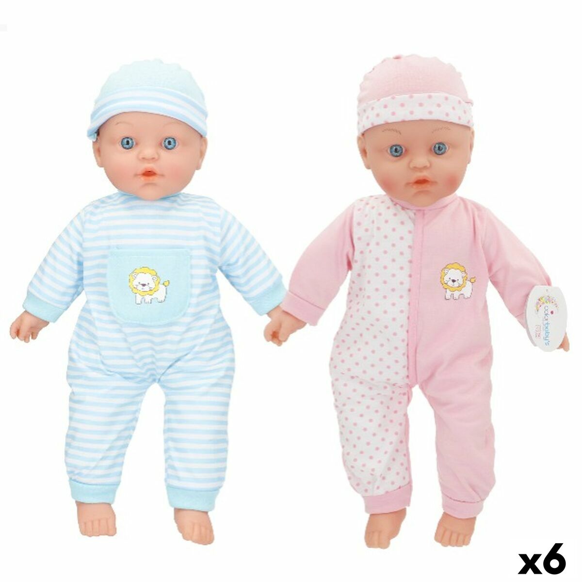 Babypuppe Colorbaby 28 x 46 x 11,5 cm 6 Stück von Colorbaby
