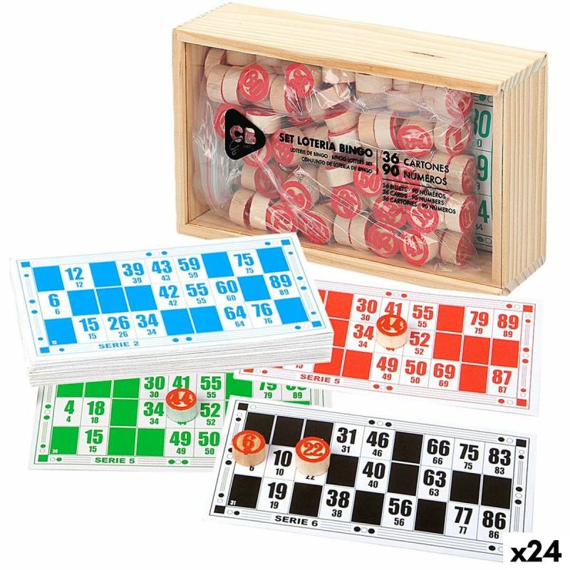 Bingo Colorbaby Holz Papier Kunststoff (24 Stück) von Colorbaby