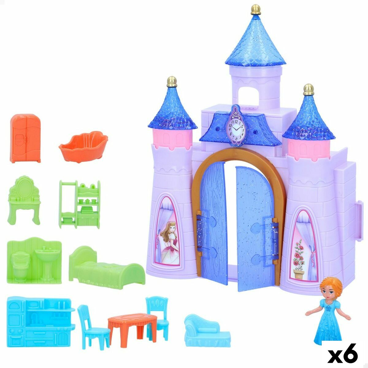 Burg Colorbaby Isabella Little Princess 6 Stück von Colorbaby