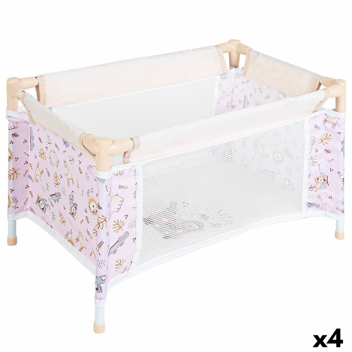 Cradle for dolls Colorbaby Safari 29 x 50 x 30 cm 4 Units Cradle for dolls Colorbaby Safari 29 x 50 x 30 cm 4 Units von Colorbaby