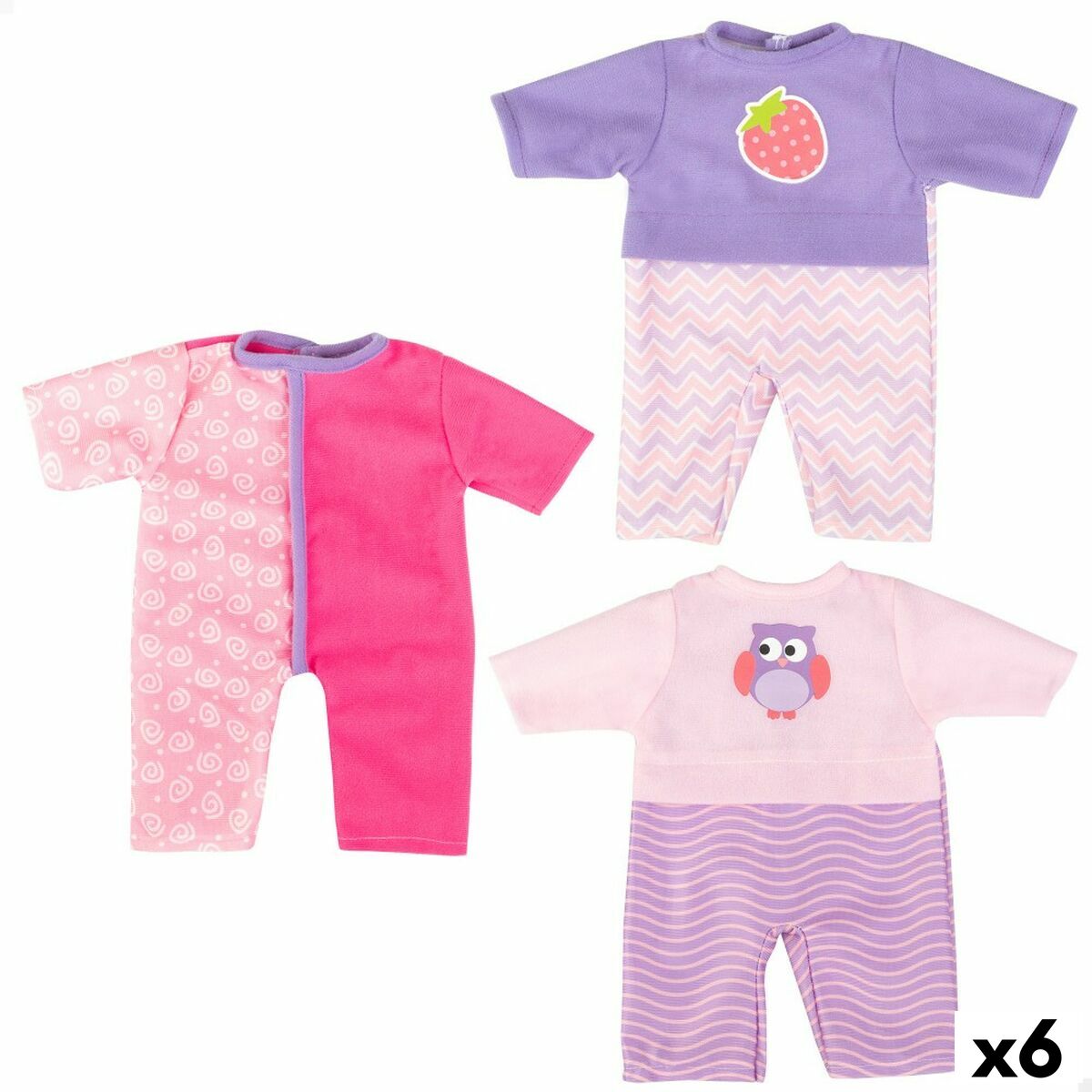 Kleidung für Puppen Colorbaby 3 Stücke 6 Stück Kleidung für Puppen Colorbaby 3 Stücke 6 Stück von Colorbaby