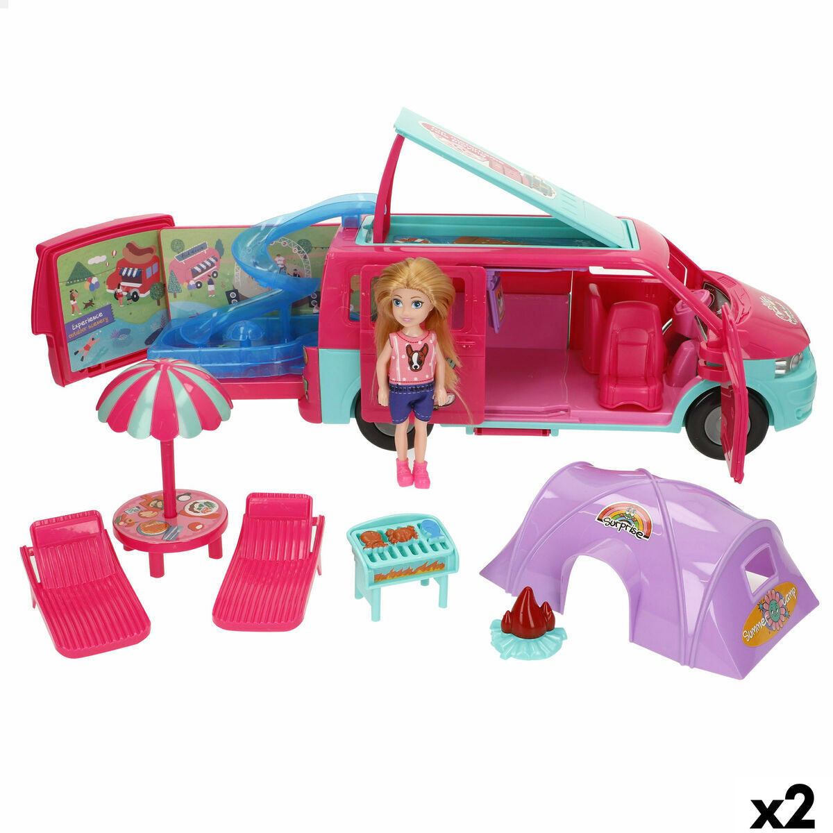 Playset Colorbaby 35 x 14 x 14 cm 2 Stück von Colorbaby