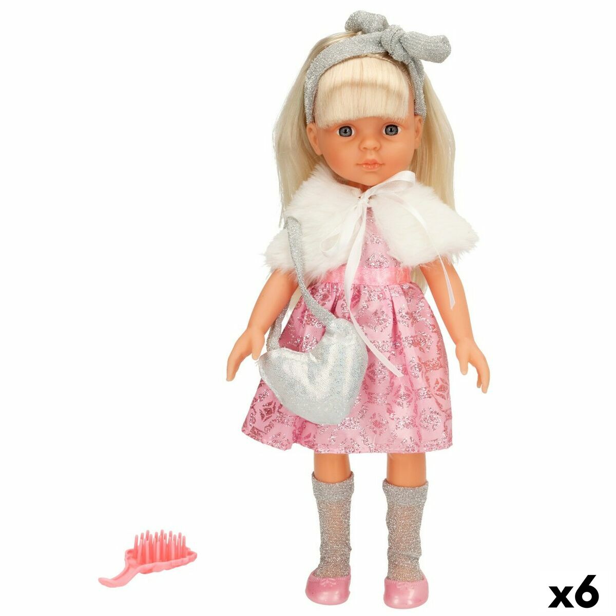 Puppe Colorbaby Isabella 32 cm Kamm 15 x 32 x 7 cm (6 Stück) von Colorbaby