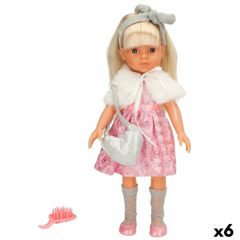 Puppe Colorbaby Isabella 32 cm Kamm 15 x 32 x 7 cm (6 Stück) von Colorbaby