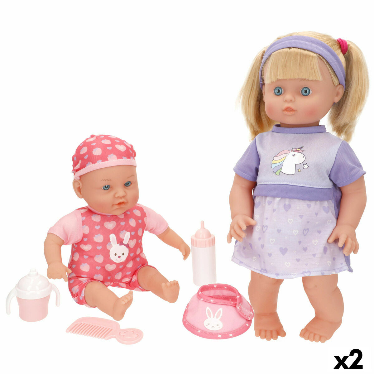 Puppen Colorbaby 17 X 42 X 11 CM 2 Stück von Colorbaby