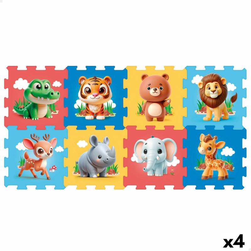 Puzzleteppich Colorbaby Kunststoff EVA 114 x 58 cm 8 Stücke (4 Stück) von Colorbaby
