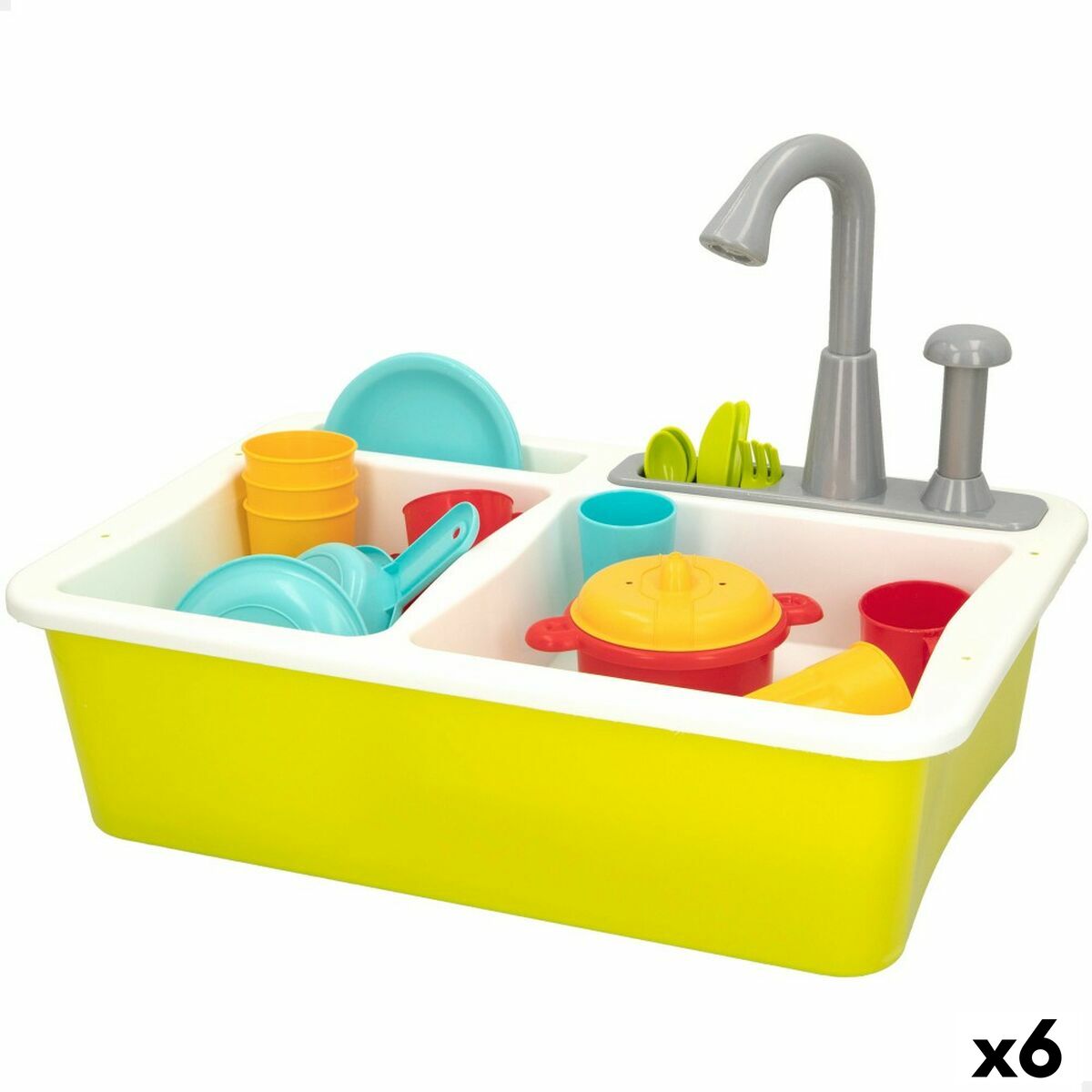 Spielküche Colorbaby 22 Stücke 42 x 29 x 28 cm Zubehör Spülbecken Spielküche Colorbaby 22 Stücke 42 x 29 x 28 cm Zubehör Spülbecken von Colorbaby